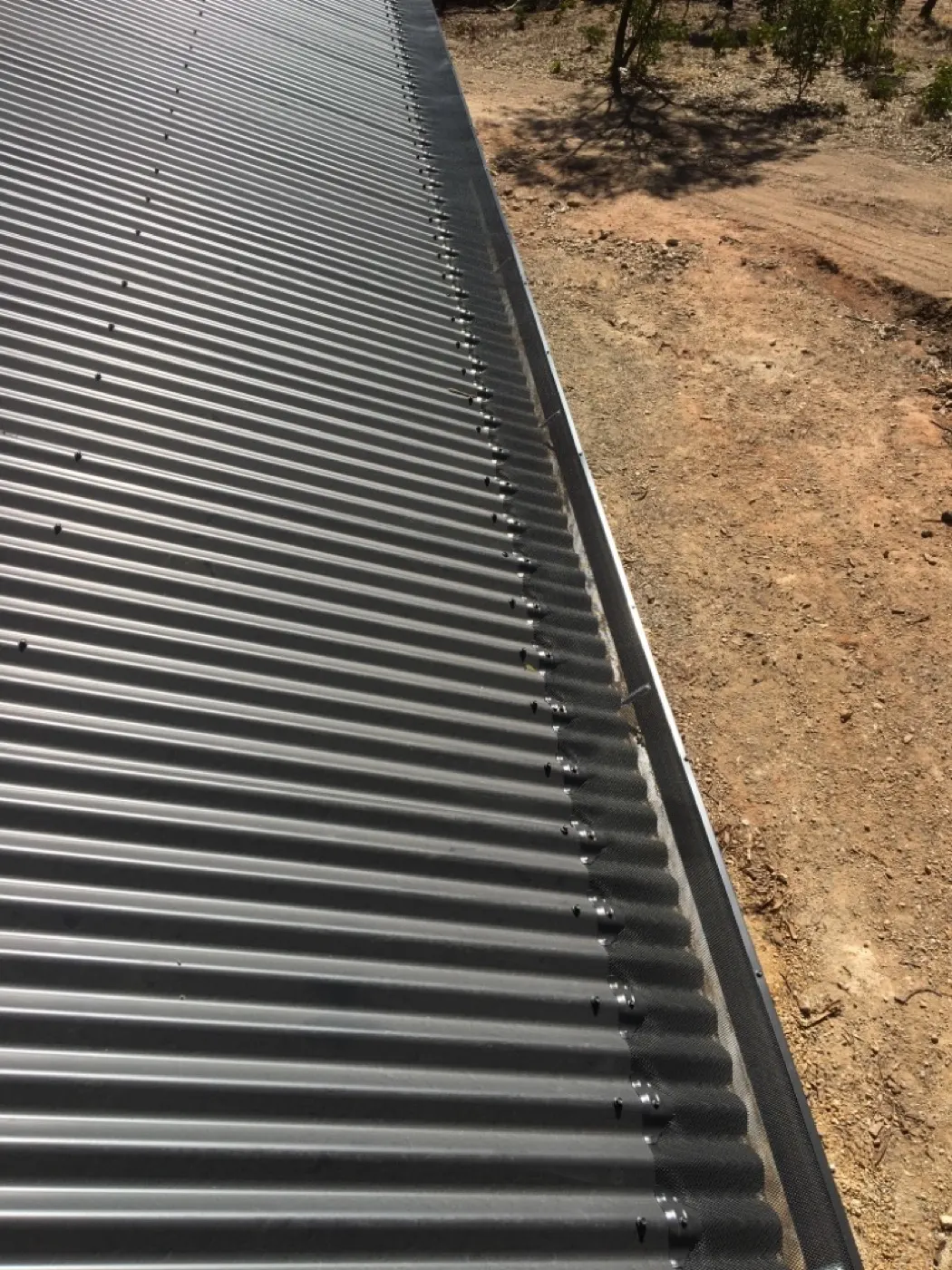 Gutter guard installation on a Sydney roof